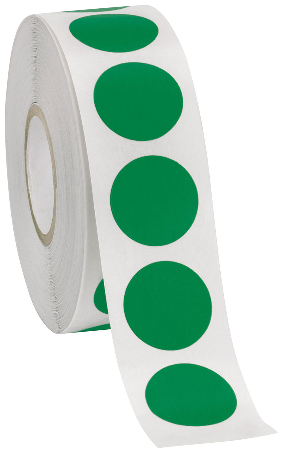 Green Self-Adhesive Colored Sizing Labels - 3/4