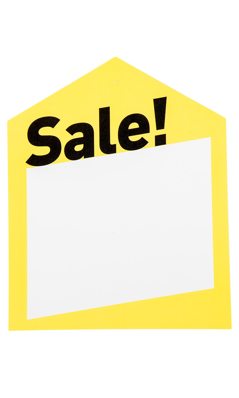 Large Yellow Sale Price Tags Store Supply Warehouse