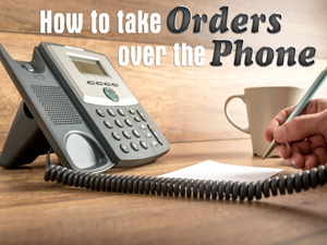 Taking Orders over the Phone