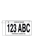License Plate Protector Jackets