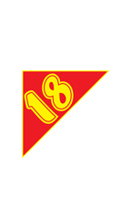 Corner Windshield Year Stickers - Red/Yellow - "18"