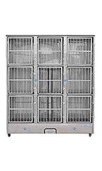 Groomer's Best 9 Unit Cage Bank 