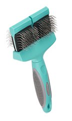 Groomer Essentials Flexible Slicker Brush - Double/Soft