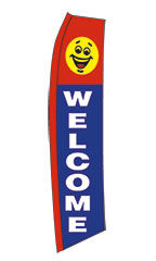 Wave Flag - "Welcome"