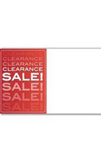 Clearance Sale Companion Sign