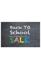 Medium Back to School Sale - Chalkboard