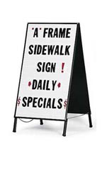 Changeable-Lettering A-Frame Sign