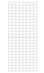 2 x 6 White Collapsible Wire Grid Panels