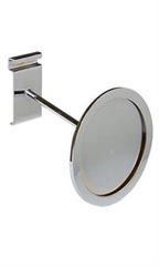 Circular Chrome Faceout Sign Holder for Wire Grid