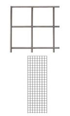 Boutique Raw Steel 2 x 6 foot Wire Grid Panel