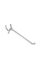 6 inch Chrome Peg Hook for ¼ inch Pegboard