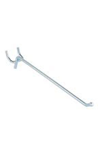 8 inch Chrome Peg Hook for ¼ inch Pegboard
