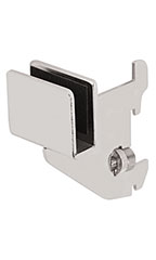 3 inch Chrome Dimensional Hangrail Bracket for Slotted Standards - 1 inch slots 2 inch on center