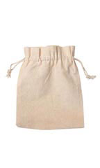 5 x 7 inch Natural Cotton Drawstring Pouches