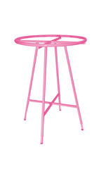 Hot Pink Collapsible Round Clothing Rack