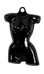 Details about   Economy Male Black Plastic Torso Form Display for Store 