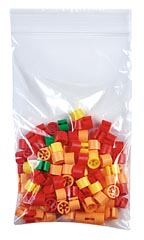 Resealable 5 x 8 inch All Clear Plastic Bags - Case of 100