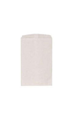 Small White Kraft Paper Merchandise Bags - Case of 1,000