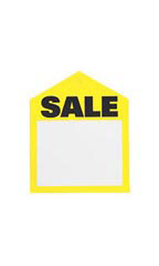 Small Oversized Yellow Sale Price Tags