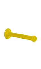 Semi Custom Bright Yellow 10" Pipe Faceout Wall Mount