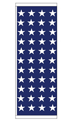 Patriotic Theme Flag - Stars - Blue