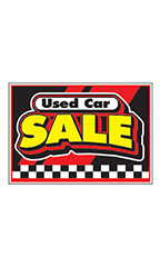 Curb Display Sign - "Used Car Sale"