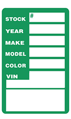 Green Window Stock Stickers