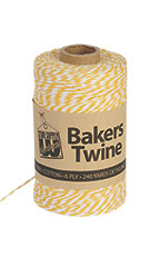 Gold & White Bakers Twine
