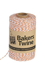 Orange & White Bakers Twine