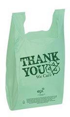 11 ½ x 6 x 21 inch EPI Plastic T-Shirt Bags - Case of 500
